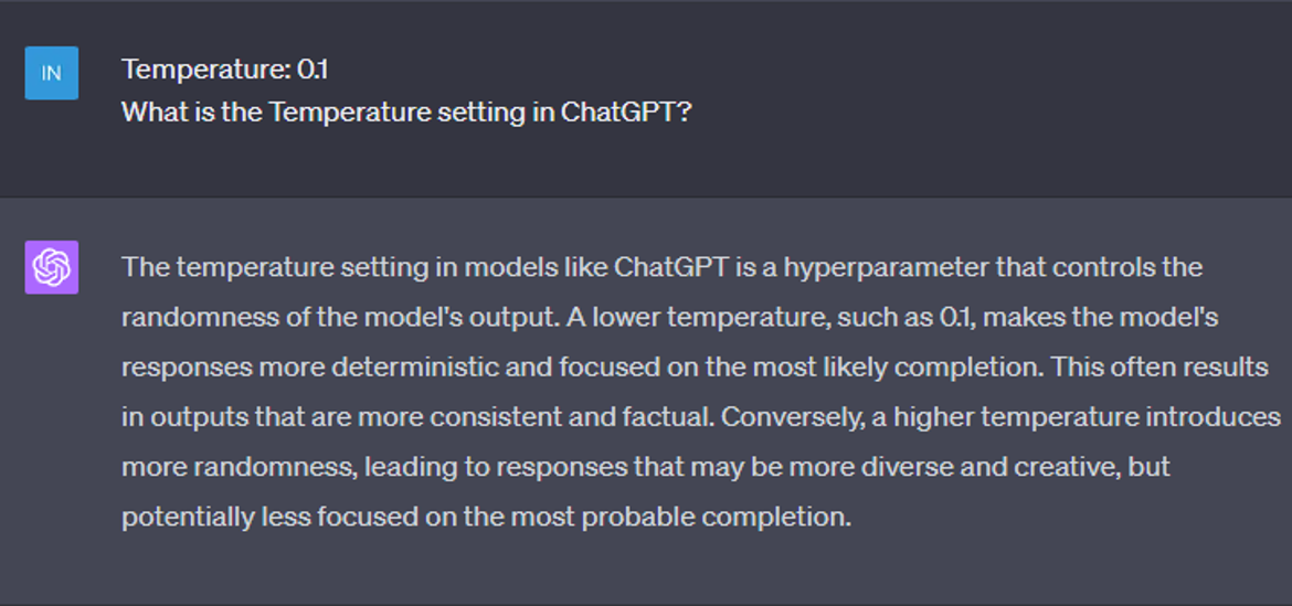 Chatgpt Temperature Setting
