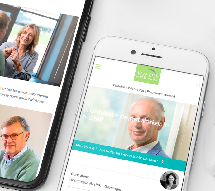 Van Ede mobile responsive