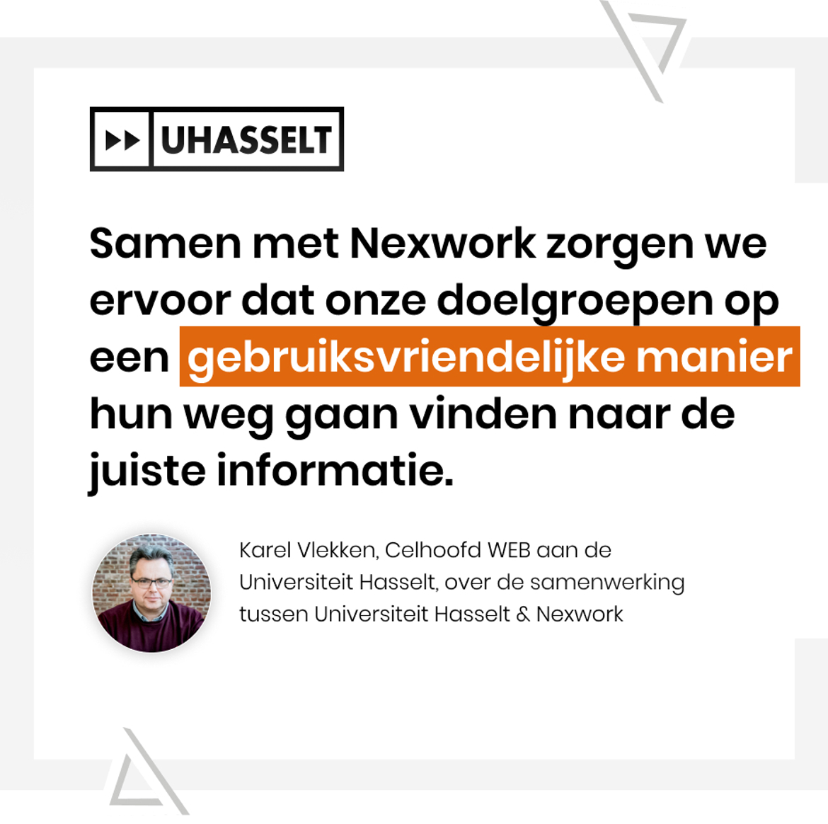 Quote Karel Uhasselt Nexwork