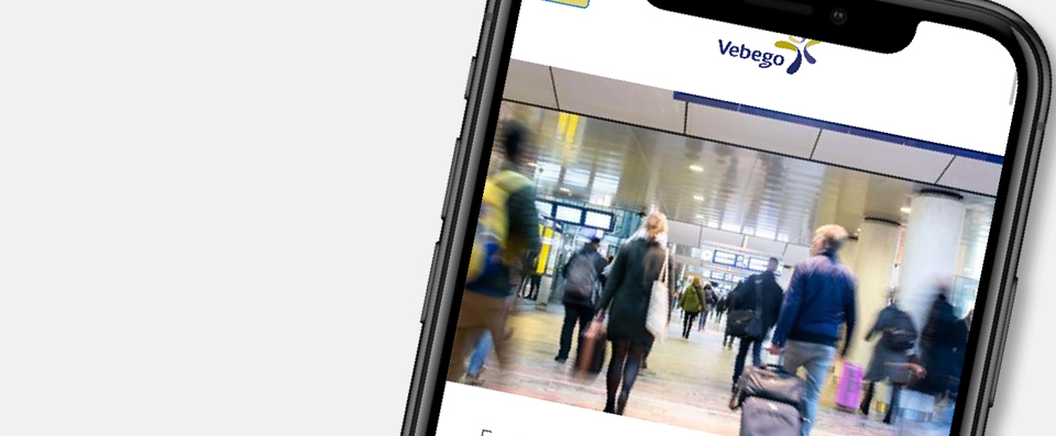 vebego website mobile design